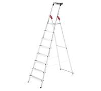 Hailo L60 8 Tread Aluminium Safety Step Ladder