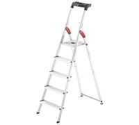 Hailo L60 Standardline Aluminium Step Ladders (5 Tread)
