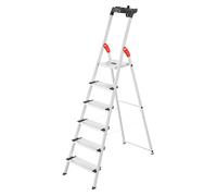 Hailo L80 Aluminium Deep Step Ladder - 6 Tread