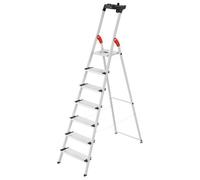 Hailo L80 Comfortline Step Ladder Deep Safety Step - 7 Tread