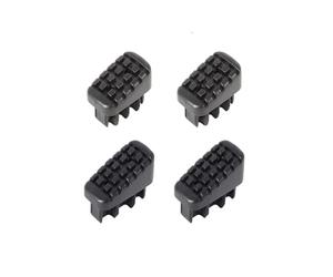 Hailo Ladder Foot Set - Replacement Feet for Hailo Household Ladders such as L20, L40 BasicLine and L50, L60 StandardLine - 43 x 20 and 35 x 20 mm Bars - 4 x Ladder Feet - Black