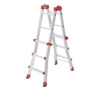 Hailo M80 Aluminium Multi-Purpose Ladder - 4x3 Rungs