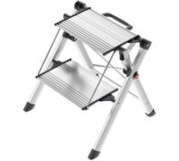 Hailo MK80 Step Stool 244 cm Height Silver/Black 3.6 kg 4310-100