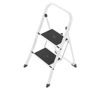 Hailo Selekta K40 Basicline Folding Steel Steps With Nonslip Feet - 2 Tread