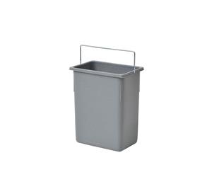 Hailo Tandem S, 109408 Replacement Bin 8.5 Litres with Metal Handle Graphite for Tandem S Plus, Rondo Rondo 3 Plus Prams Waste Sorter