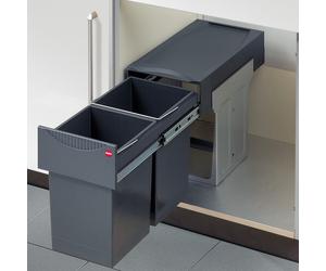Hailo Tandem Swing Out Kitchen Waste Bin For Under Sink Units Built in Pull Out
