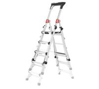 Hailo Tl100 Topline Telescopic Stepladder - 3, 4 Or 5 Steps