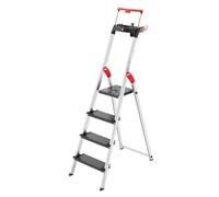 Hailo L100 TopLine Aluminium Safety Stepladder - 8050 Range