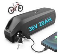 Hailong Ebike Battery 36V 20AH LG-cell with BMS and Charger for 36V 500W 250W Ba-fang Motor and Ebike Conversion Kit