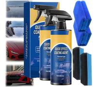 Hailoyearn Coating Agent Spray,Advanced Car Quick-Acting Coating Agent Spray,Quick Effect Coating Agent for Car,Waterless Wash Coat Wax Polish Sprays,Car Care, Renovation, and Paint Repair (2 Pcs)