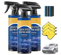 Hailoyearn Coating Agent Spray, Hailoyearn Advanced Car Quick-Acting Coating Agent Spray, 3 in 1 Quick Effect Coating Agent for Car, Waterless Wash Coat Wax Polish Sprays Car Care (3pcs)