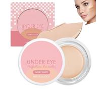 Hailoyearn Eye Brightener Powder, Correttore Illuminante Per Il Contorno Occhi, Occhiaie, Idratante, Correttore A Copertura Totale,Ivory