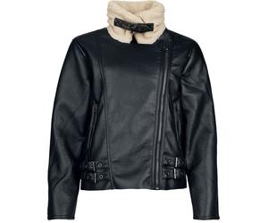 Hailys LS PU JK RA44MONDA Faux Leather Jacket black L
