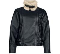 Hailys LS PU JK RA44MONDA Imitation Leather Jacket black XXL