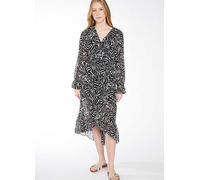 Hailys V-Neck Maxi Dress Black Print