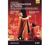 HAIM/CENCIC/YONCHEVA/B43 - INCORONAZIONE DI POPPEA 2 DVD NEW MONTEVERDI,CLAUDIO