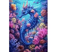 Haima Paint by Numbers for Adults, Animal Painting by Number Canvas Kits Without Frame, Easy Cheerful DIY Acrylic Painting for Kids Beginners, Home Wall Decor, Gifts for Women, 20x30 cm/8x12 inch-#60k