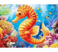 Haima Paint by Numbers for Adults, Ocean Adult Paint by Numbers Canvas 32x48INCH Without Frame, DIY Oil Paintings Kits with 3 Brushes and Acrylicpaint for Home Room Wall Decor, Gifts for Women,Cod1-40