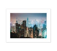Haimerl Victoria Peak Hong Kong City Canvas Wall Art Print