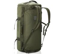 Haimont Large Duffle Backpack Bag for Men Travel, Heavy Duty Duffel Bags with Shoes Compartment for Long Trip, Camping, Water-resistant, 90L, Army Green