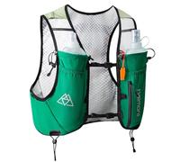 Haimont Lightweight Hydration Running Vest, 8L Water Pack Backpack with 2 TPU Soft Flasks for Trail Running, Technical Terrain, S, Green