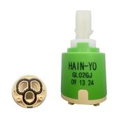 HAIN-YO GL02GJ 25mm Faucet Ceramic Disc Cartridge Replacement Compatible with Single Lever Tap Valve for Pfister 9740740 Avalon/Treviso 26/529 Series, Kohler Kitchen Faucet GP1093674, CUPC
