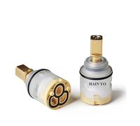 Hain-Yo GL12TD 25mm Ceramic Faucet Cartridge | OEM faucet replacement part | Single Lever | Also replacement for Huntington Brass 3400009 Olympia Faucet PBA29799 and Jerich 25740