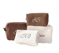 Hainadian Personalized Cosmetic Bag with Embroidered Name,Custom Monogrammed Makeup Bag,teen Girl Gifts Trendy Stuff,sweet 16 Gifts for Girls, Multicolor, 22X16X9.5cm, Personalized