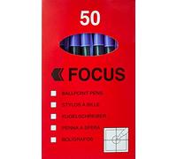 Hainenko 864017 Value Medium Ballpoint Pen - Violet (Pack of 50)