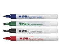 Valuex Whiteboard Marker Bullet Tip 2mm Line Assorted Colours (Pack 10)