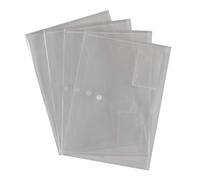 Hainenko 881200/1 Value Popper Wallet - Clear (Pack of 5)