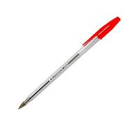Valuex Ballpoint Pen 1.0mm Tip 0.7mm Line Red (Pack 50)