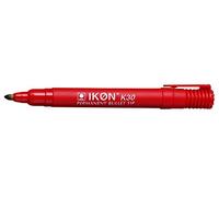 Valuex Permanent Marker Bullet Tip 2mm Line Red (Pack 10)