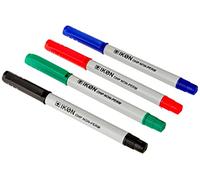 Ikon OHP Pen Non-Permanent Fine Point Assorted (Pack of 4) 7421WLT4