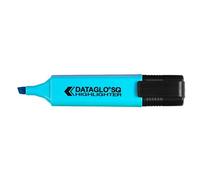 Hainenko Value Flat Barrel Chisel Tip Highlighter - Blue (Pack of 10)