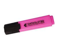 Hainenko Value Flat Barrel Chisel Tip Highlighter - Pink