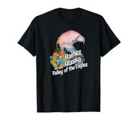 Haines Alaska Valley of The Eagles Souvenir Novelty Graphic T-Shirt