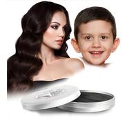 HaiolorPro Black Temporary Hair Colour Dye Wax Washable，Non Permanent Coloured Hair Spray for kids, Hair Makeup Paint Wax for Parties or Cosplay, Hair Coloring Products No Messy (Black)