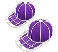 Haiou 2 Pack - Cap Washer Cage Baseball Cap Washing Cage Cap Washer for Washing Baseball Caps Hat Washer Fit for Adult Kid Hat, White