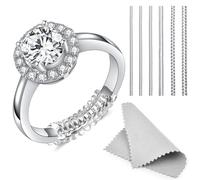 Haiou Invisible Ring Size Adjuster for Loose Rings Ring Adjuster Fit Any Rings -6 Pcs