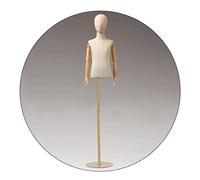 HAIPENG Child Mannequin Torso Body, Children's Clothing Store Model Props, Manikin With Head And Wooden Arms For Dressmakers Sewing Dress, 2 Colors (Color : Gold, Size : 6 Years Old)