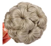 Hair Accessories 1 Pack Synthetic Curly Bun Women's Ponytail Donut Claw Clip Wig Hair Extensions Black Brown for Women's Daily Use Hair Pieces For Women(9,3 pcs)