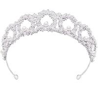 Hair Accessories Crown Exquisite Bridal Tiara Vintage Shiny Crystal Rhinestone Half Circle Crown Wedding Hair Accessories Jewelry Fashion Headwear