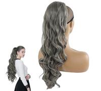 Hair Accessories Drawstring Ponytail Extension - 24'' Long Wave Pony Tail Hair Extensions Synthetic Hairpieces for Women 3218