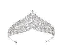 Hair Accessories Hair Accessories for Women Korean Fashion Style Luxury Retro Rhinestone Royal Princess Tiaras Crown Headband Bride Wedding Party