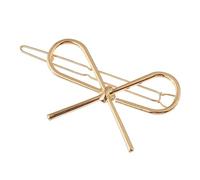 Hair Accessories Metal Bow Hairpins Hair Clips For Women Girls Bows Hairpins Barrettes Pin Stylish Accessories Minimalist Bow Pins Gift Girl (Gold, 5. 7x3. 5cm)