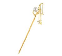 Hair Accessories,Vintage Hair Sticks Pearl Hairpin, S925 Silver Chinese Hair Chopsticks, Migratory Birds Twist Hair Sticks With Tassel, Dangle Hair Bun Gilded Jewelry for Men Women Girl, Silver(Color: