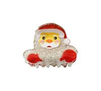 Hair Accessory Christmas Clip with Glitter PVC Design, A