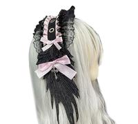 Hair Accessory Party Ornament Adds Charm to Any Outfit Fabric Texture Suitable for Various Occasions Adjustable Gothic Accessory