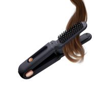 Hair Aligner - Rechargeable Curling Iron 2 in 1 with LED Display, 3 Temperature Settings for Straightening and Hair - for Men Women Short Long Curly Wavy Beach Travel